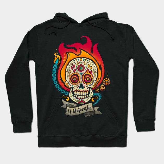 El Motorista Hoodie by teesgeex